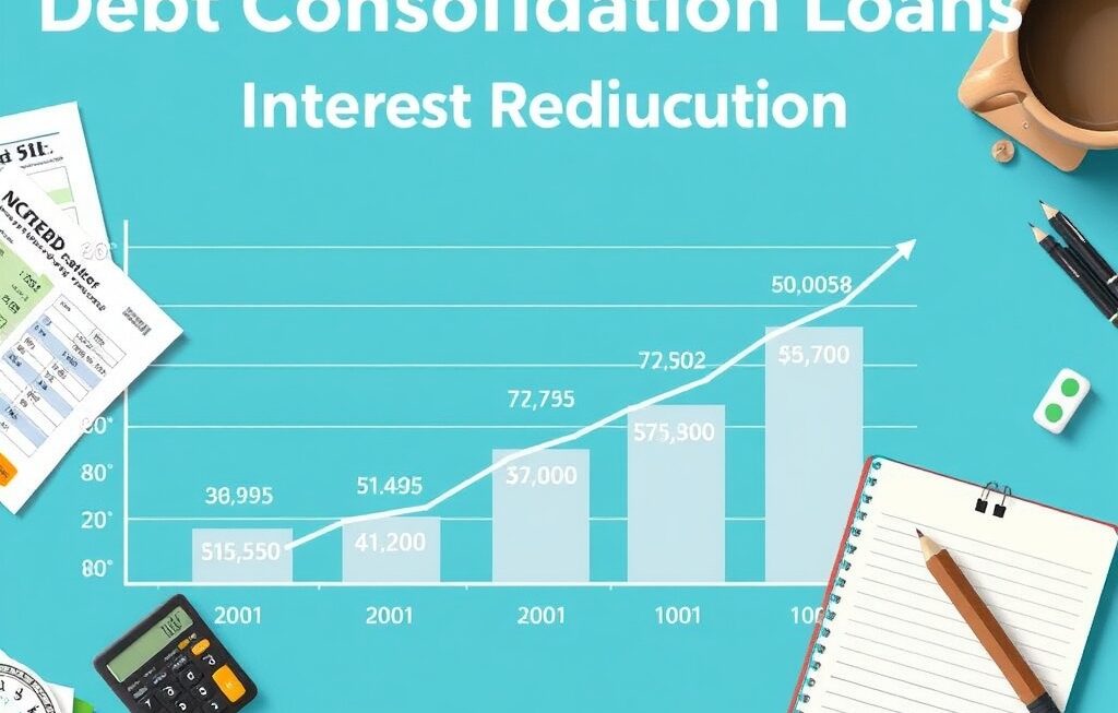 Debt Consolidation Loans interest reduction chart