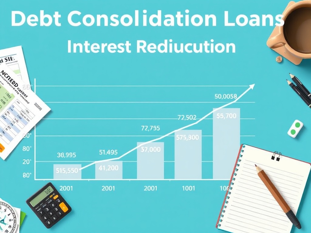 Debt Consolidation Loans interest reduction chart