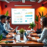 Small business owners using digital tools to grow in 2025