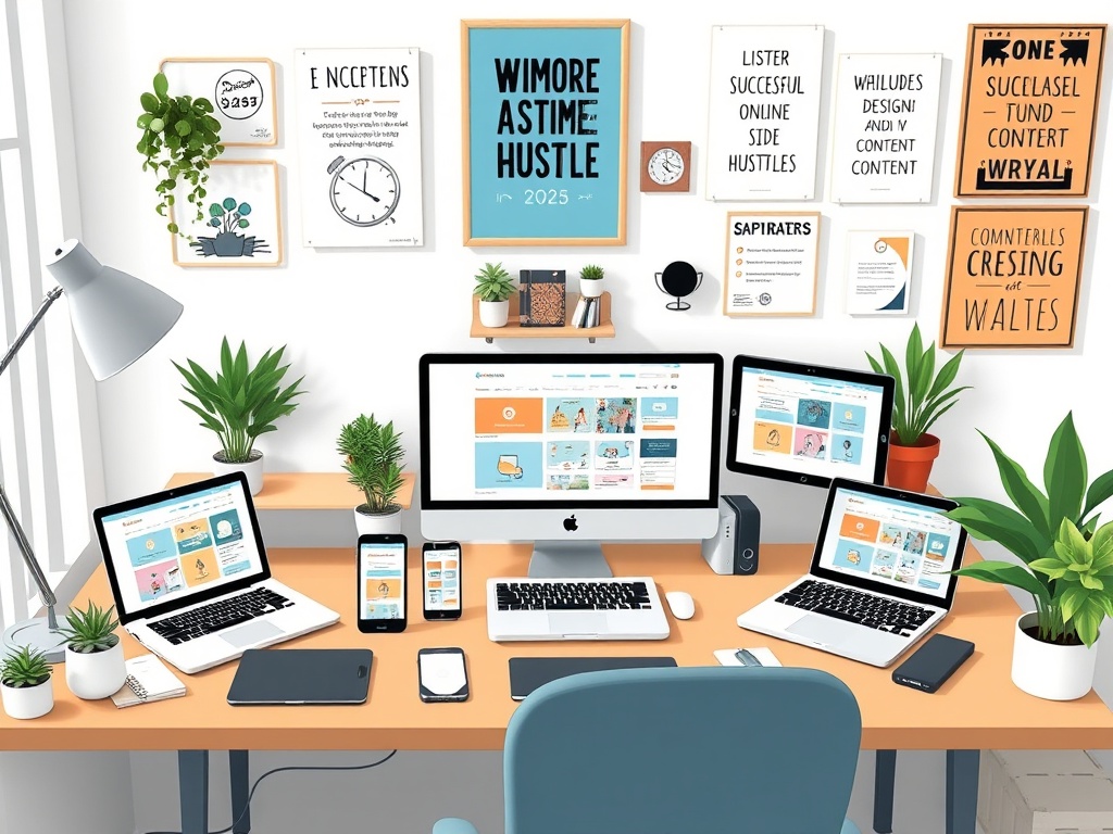 Successful Online Side Hustle in 2025 digital tools